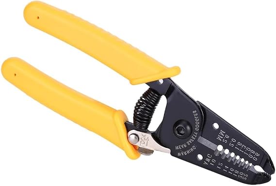 AEE® Profesyonel Kablo Soyma Pensesi 160 mm Tel Soyucu Tel Kesici Kablo Sıyırma Pensesi Çok Amaçlı Elektrikçi Pensesi 0.6-2.6 mm Kablo Soyucu Kablo Kesme El Aleti Elektrik Elektronik Tamir Pensesi