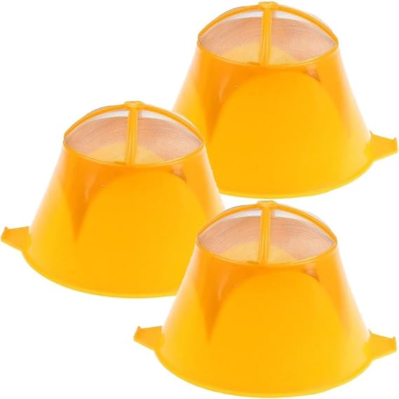 Reusable Fine Paint Strainers 3pcs Sieve Filter Cover Steel Mesh Net Plastic Funnel Painter Construction Hand Tool