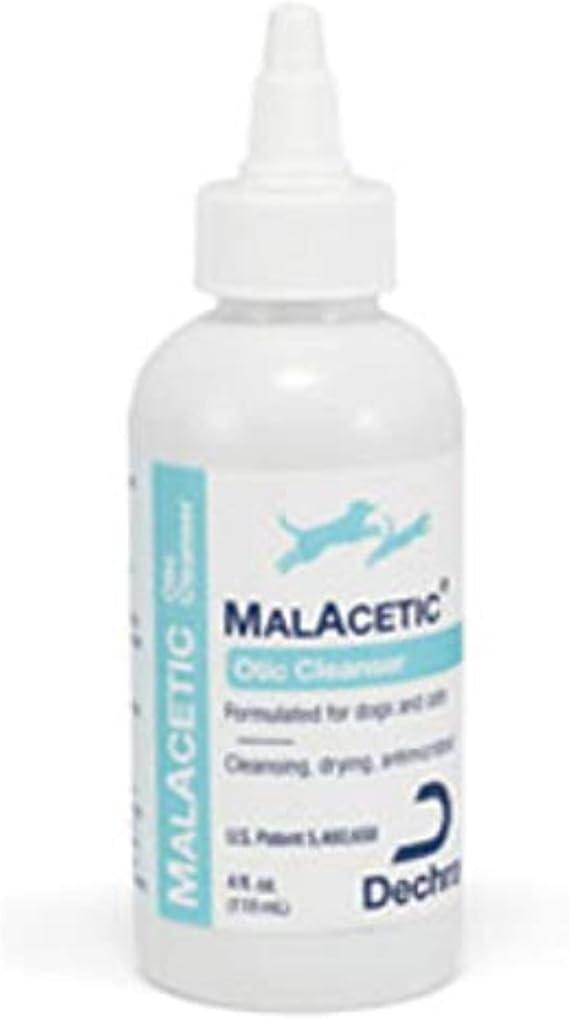 Dechra MalAcetic Otic Apple Scented Ear/Skin Cleanser, 4-Ounce