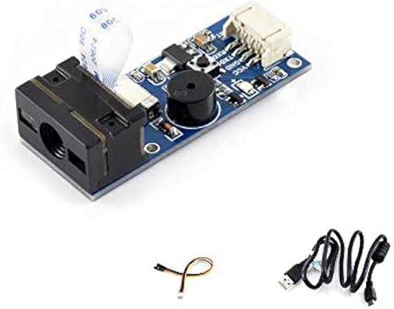 1D 2D Barcode Scanner Module, USB UART QR Code Reader, 5V