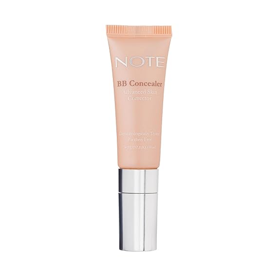 Note Cosmetique BB Concealer SPF 15 Make Up Under Eye Concealer for Dark Circles and Fine Lines - Face Makeup 03 0.3 oz