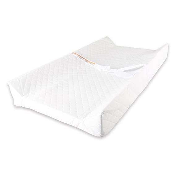 BBjixiang Baby Diaper Changing Table Pad with Waterproof Cover, Contour Changing Pad for Dresser Top 3216