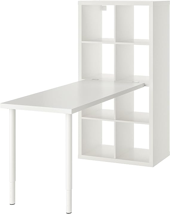 IKEA LAGKAPTEN/KALLAX Desk Combination, 77x159x147 cm, White