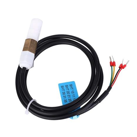 Digital Soil Temperature Humidity Sensor for Garden Monitoring with Plastic Housing and Copper Components