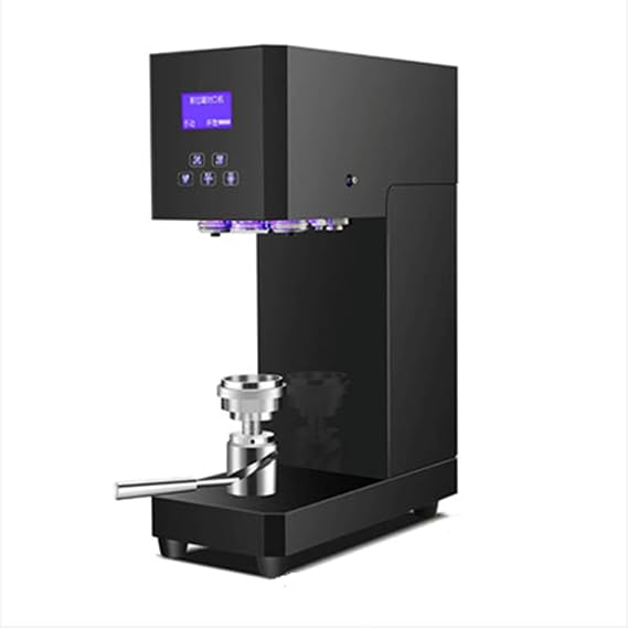 Automatic Can Sealer Machine,Semi-automatic can sealing machine,Electric Commercial Tin Cup Sealer For Aluminum, 4.53"-6.69" Height,For Home, Cafe, Restaurant, Beverage Stores,Black