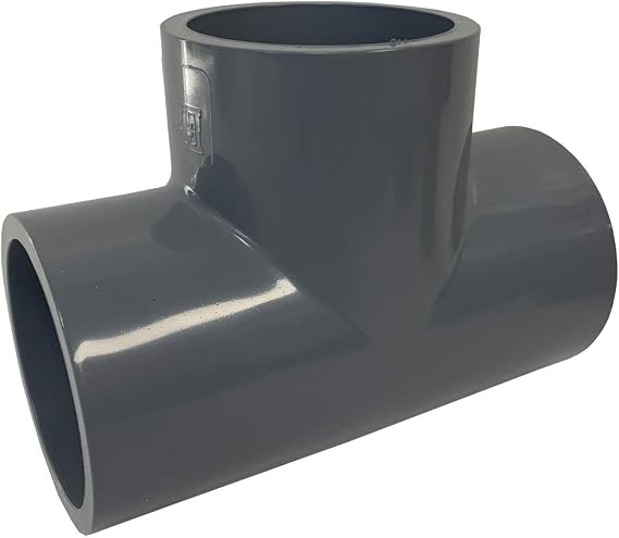 (5 Pack) ERA Schedule 80 CPVC 1 Inch Tee, Socket Connections