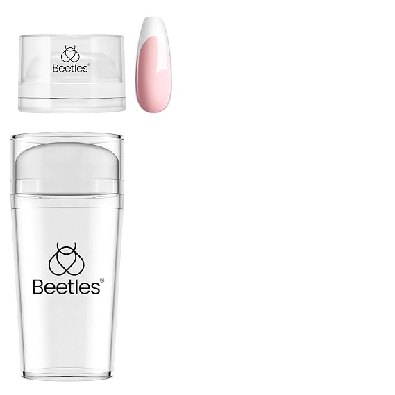 Beetles Nail Stamp Set with Medium Almond Etch X Nail Tips