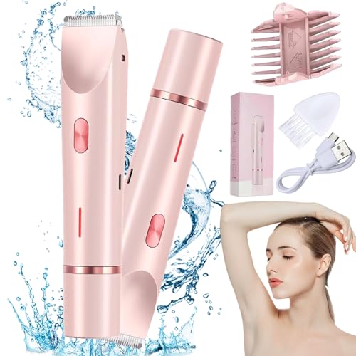 Beauty Bloom Electric Razor, Beauty Bloom 2.0, Beauty Bloom Trimmer, Beauty Bloom Razor for Women, Comfort 2 in 1 Electric Lady Shaver for Wet & Dry Use Pink