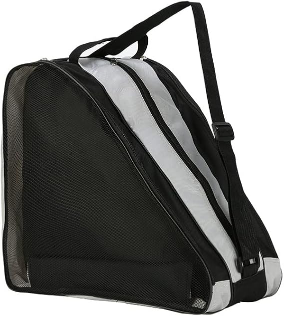 Roller Skate Bag, Breathable Ice-Skating Bag Shoulder and Top Handle Oxford Cloth Skating Bag for Women Men and Adults Roller Skate Accessories