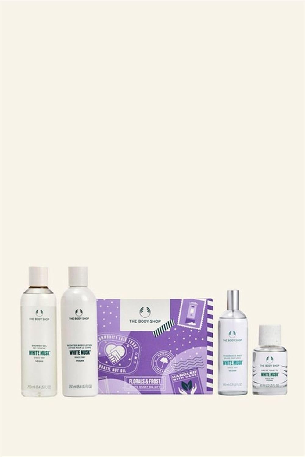 The Body Shop Florals & Frost White Musk® Big Gift Edt 60ml, Mist, Shower gel lotion 250ml