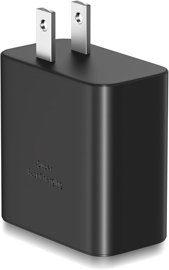 45W USB-C Charger Block, Super Fast Charger Type C Wall Plug PD PPS Power Adapter for Galaxy S25 S26 Ultra S26 S26+ S25 S24 S23FE S22 Plus Note 20 Tab S9 FE S8 Ultra S8+ S7 S6 Lite (Black)