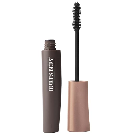 Burts Bees 100% Natural Origin All Aflutter Multi-Benefit Mascara, Classic Black 0.32 Ounce