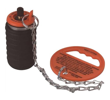Test Plug,Rubber,Pneumatic Type,2" Size