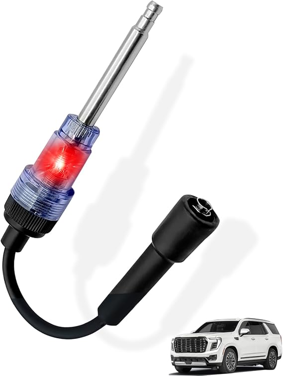 Inline Spark Plug Tester, Plug-in Engine Ignition Tester Armature Diagnostic Tool, Small & Big Internal/External Engines Accessories for Automotive, Car, Lawn Mower, Motorcycle