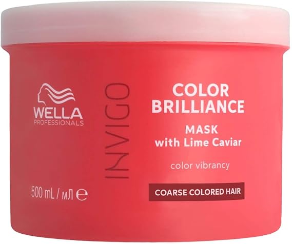 Wella Professionals Invigo Color Brilliance Hair Mask for Coarse Hair, Professional Hair Care For Coloured Hair, 500 ml