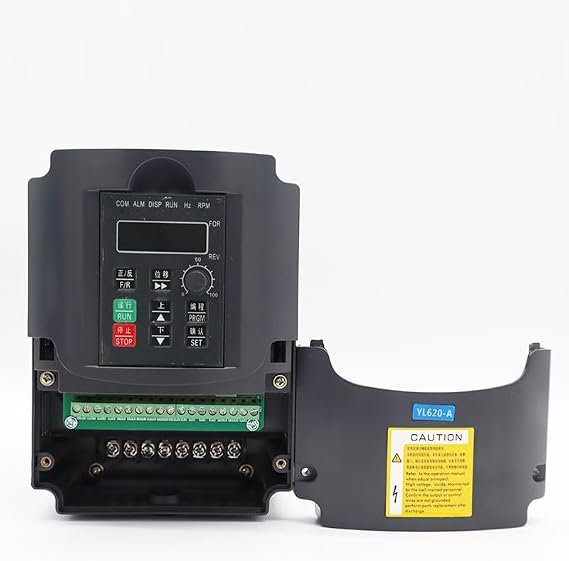 VFD Power Control Converter,Variable Frequency Drive,1 Phase to 3 Phase,220v Input/Ouput, for 3 Phase Motor/Spindle 0-400hz