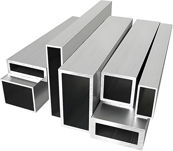 COYOUCO 2 Pack 6063 Aluminum Square Tube 500mm 30x30mm30x70mm Hollow Seamless Tubing for Metal Frame Industrial Bracket Furniture DIY Projects,30x60x2mm