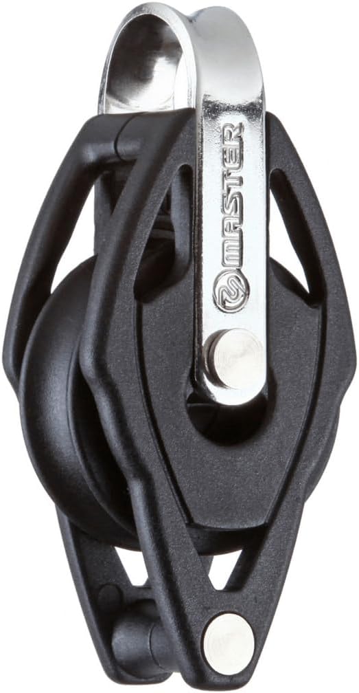 22mm Windrider Single/Becket Low-Friction Micro Dinghy Block