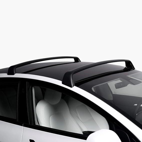 Tesla Model Y için T PARTS Tavan Barı, Alüminyum Malzeme Kolay Montaj Kurulum Seti ile Beraber Gönderim