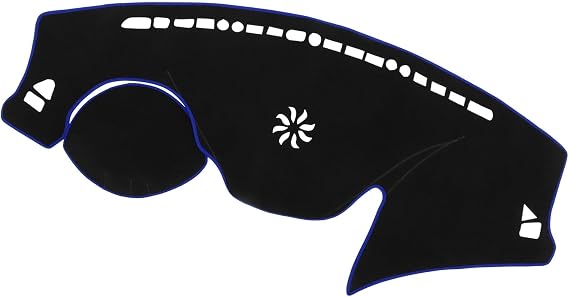 ACROPIX Car Dashboard Cover for Hyundai Veloster 2012-2017 Black Blue
