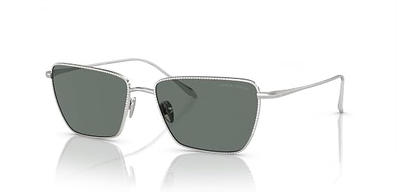 GIORGIO ARMANI Sunglasses AR 6153, Silver Grey Frame, Unisex