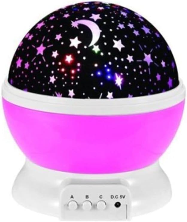 Mobee Star Master Starry Sky Projection Night Light Motorized Rotary Light Pink