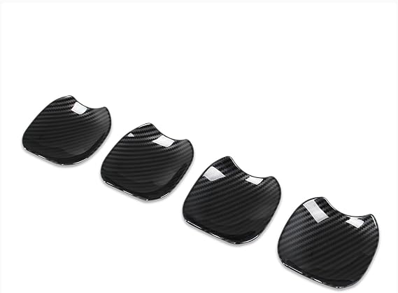 Beautost for Toyota Camry 2026 2025 2024 2023 2022 2021 2020 2019 2018 Door Handle Bowl Cover Trims (Carbon Fiber Black)