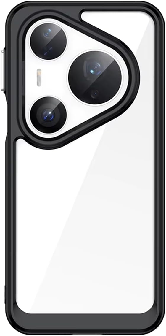 Microcase Huawei Pura 80 Ultra Shield Serisi Darbeye Dayanıklı Yarı Esnek Plastik Tpu Kılıf - AL8100 (Siyah)