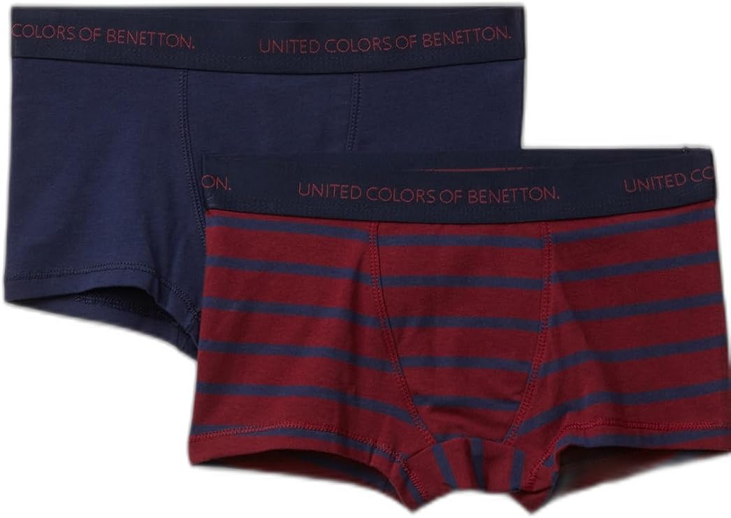 United Colors of Benetton Set 2 Boxer Shorts, blue, 18 Months