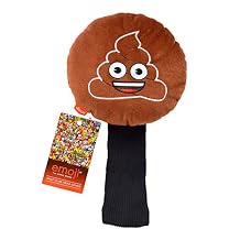 Emoji Official Novelty Golf Head Cover - Poop, Brown