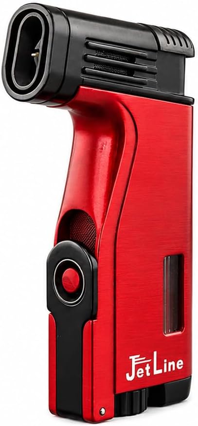 Jetline C-45 Dual Flame Cigar Lighter (Red)