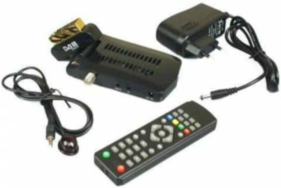 Mini Satellite Device Compatible With Scart Input Tube Tv Is Ready Installed