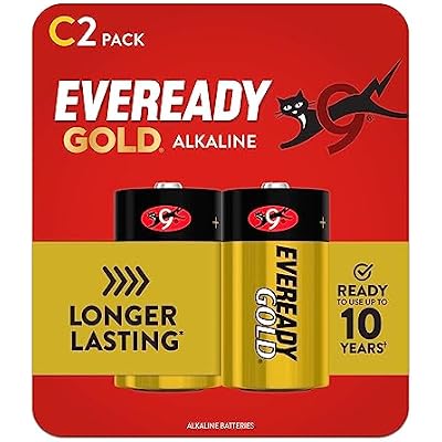 Envirofit Energizer C2 EVEREADY Alkaline Battery, 2 Count Pack of 1