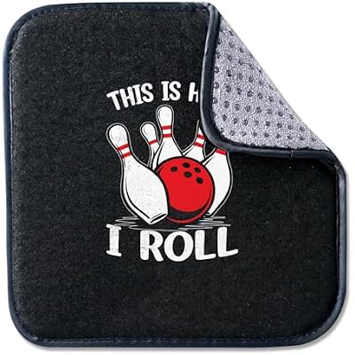 Bowling Ball Towels to Wipe Off Balls, Funny Microfiber Bowling Towel Accessories