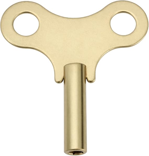 Create idea Clock Winding Key Metal 4mm Size 7 Winding Key for Antique Vintage Key Wind Clocks Square Hole Clock Key Single End Chime Clock Key 55x52mm