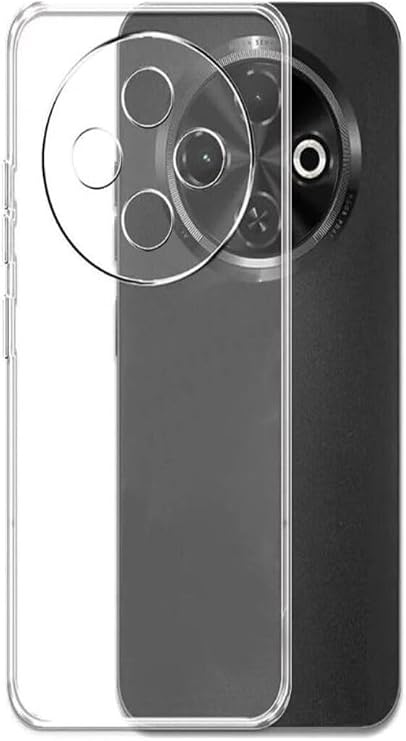 Gpack Tecno Spark 30C ile Uyumlu Kılıf, Süper Silikon, Kamera Korumalı, Şeffaf