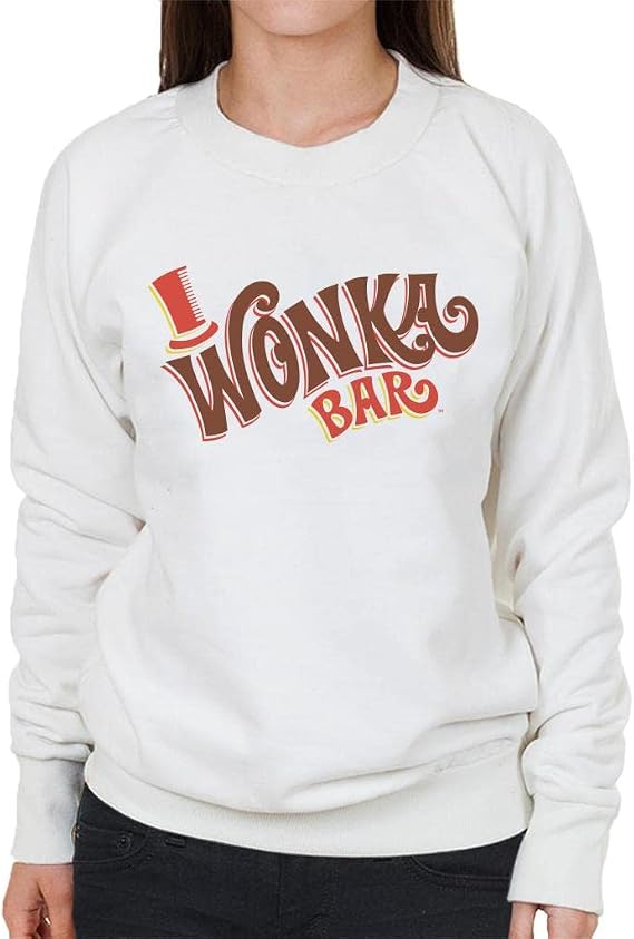 All+Every Willy Wonka and The Chocolate Factory Wonka Bar Women's Sweatshirt