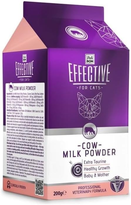 Effective Kedi Takviye Ürünleri İnek Süt Tozu 200gr