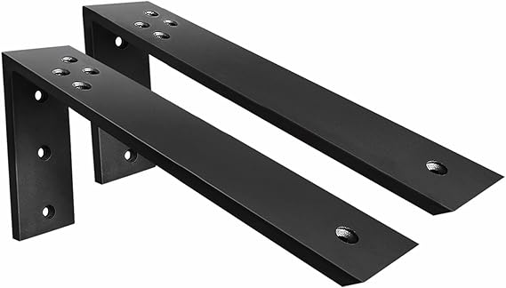 WINKER Countertop Support Brackets 3 Pack L Bracket 16 x 6 x 2.5 Heavy Duty 38 Thick Steel Corbels L Shape Bracket for Wood ShelfQuartzGraniteConcrete Countertops