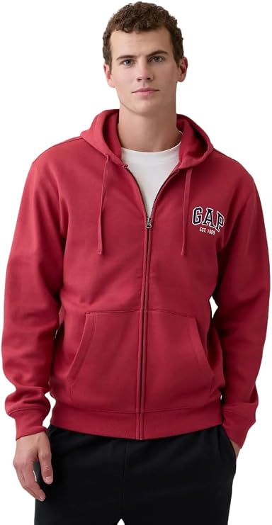 GAP Men's Hooded Est. 1969 Logo Full Zip