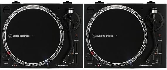 Audio-Technica AT-LP120XUSB-BK Direct Drive Turntable with USB Pair - Black