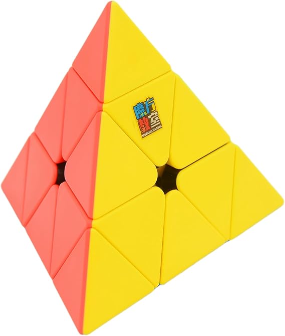 Bukefuno Moyu MoFang JiaoShi Meilong Pyramid Cube stickerless Magic Cubing Pyraminx Meilong 3x3 Speed Cube Moyu Pyramid Puzzle Educational