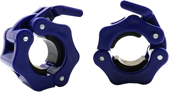 Barbell Clamps Dumbbell Spinlock Collars Clips for Standard Weight Lifting Dumbbell Barbell Bar Quick Release Lock Professional Buckle 1 Pair 25 mm