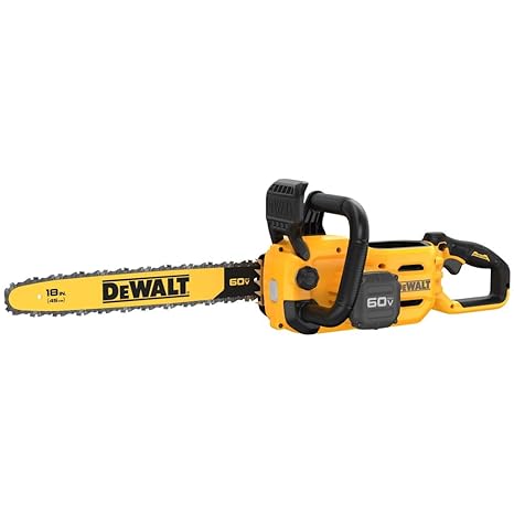 DEWALT 60V MAX Cordless Chainsaw, 18 in., Tool Only (DCCS672B)