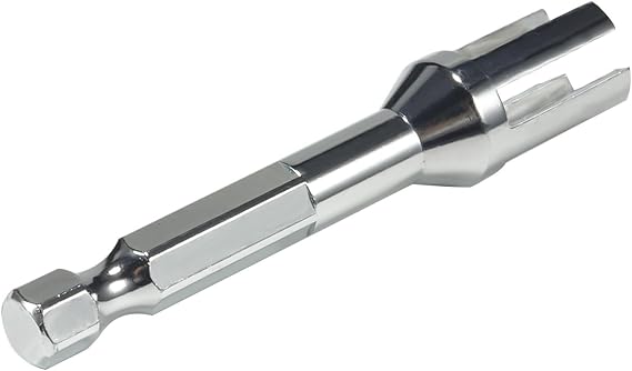 AMK RC Tool Kit 6.35mm Hex Bit Linkages Link Rod Ends Installing Equipment for 1/10 Scale Accessories SCX10 TRX4 Upgrades (Silver)