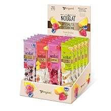 Soft Nougat Bar Fruit Mix [Delicius Candy, Nutritious Snack] Display Box 20 bar x 3.5oz (100g) by Tita Italian