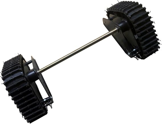 24in Go Kart Frame Rear Axle Track Assembly Go Kart Kits Buggy Quad Rear Wheel for ATV UTV Snow Sand Snowmobile Go Kart Frames No Engine Go Karts for Outdoor Adults Safe Driving Metal Black