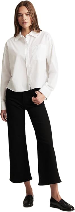 Mavi Women's Paloma Marine High Rise Wide Leg Jeans