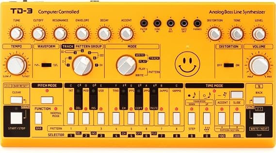 Behringer TD-3-Yellow Analog Bass Line Synthesizer - Yellow
