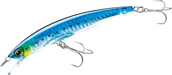 Yo-Zuri Crystal 3D Minnow Sinking Lure, Sardine, 5-1/4-Inch